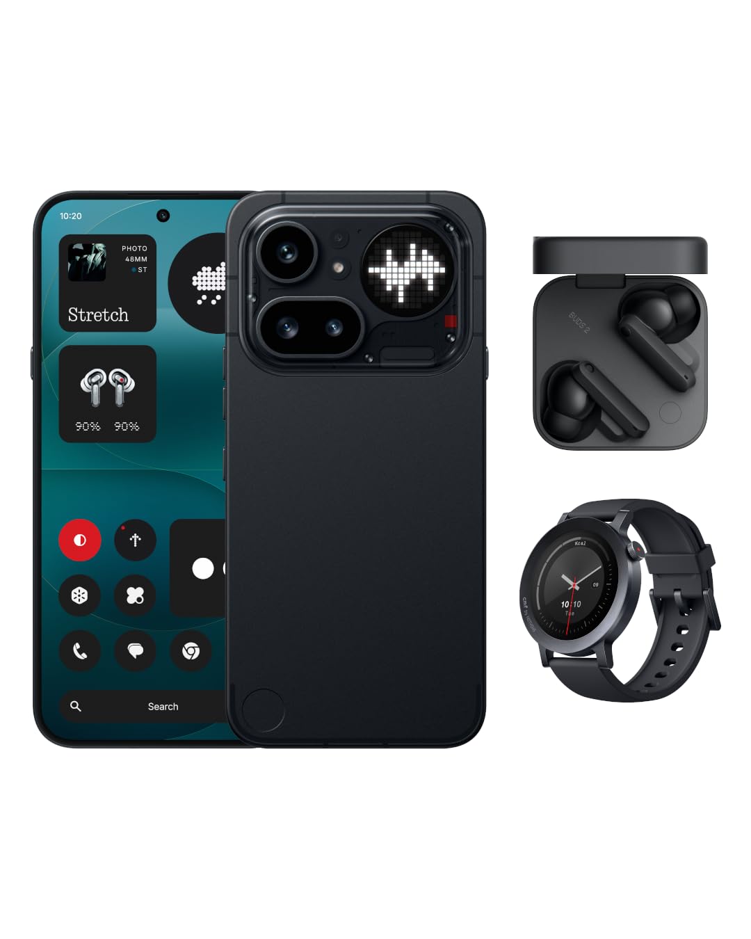nothing phone 4a PRO ブラック Nothing Phone (4a) Pro Pack - Ultra Zoom Up to 140X, Long Life